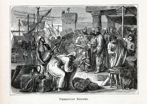 Fønikiske sjømenn, 1882 av Unbekannt