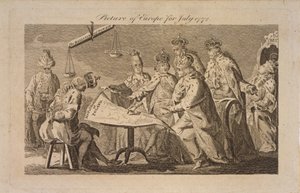 Bilde av Europa for juli 1772, 1772 av Unbekannt
