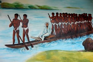 Pierre Savorgnan de Brazza Gemälde, Brazzaville, Kongo von Unbekannt