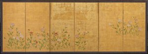 Rosa og røde valmuer, Edo-perioden, 1615-1868. av Unbekannt
