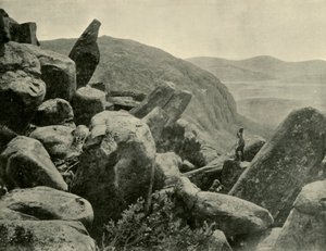 Pinnacle & Organ Pipes, Mount Wellington, 1901. av Unbekannt