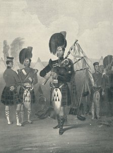 Piper, 42nd Royal Highlanders, c1800-tallet, 1909 av Unbekannt