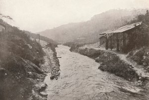 Pirahy-avledning: Se nedstrøms fra utløpet av tunnelen. 1914. av Unbekannt