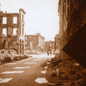 Place Royal, Reims, Nord-Frankrike, c1914-c1918 av Unbekannt