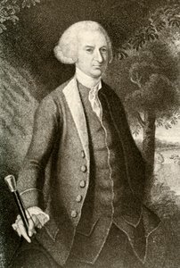 Vanlig, men kjekk herrekostyme i Pennsylvania ved utbruddet av revolusjonen, c1765, 1937 av Unbekannt