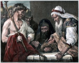Fletting av tornekronen, 1875 av Unbekannt