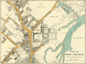 Plan for Eton College, 1911. av Unbekannt
