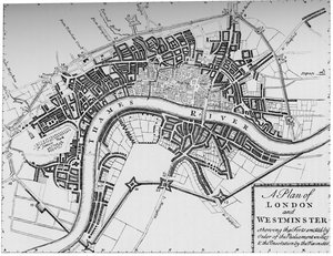 Plan over London og Westminster, 1749 1903 av Unbekannt