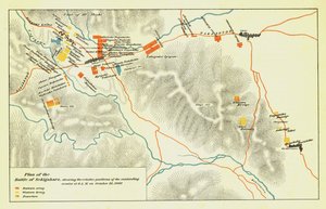 Plan for slaget ved Sekigahara, 21. oktober 1600, 1903. av Unbekannt