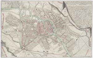 Plan for Berlin 1760 av Unbekannt