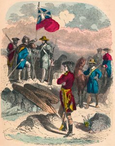 Planting av det kongelige flagget på ruinene av Fort Duquesne, 1758 av Unbekannt