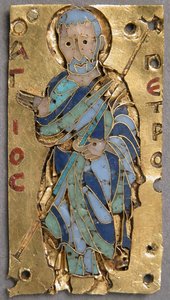Plakett med Saint Peter, bysantinsk, 1000-tallet. av Unbekannt