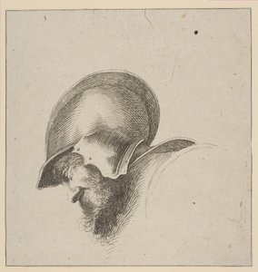 Plate 10: leder av en soldat, fra Drawing Basics I principii del disegno, etter 1641. av Unbekannt