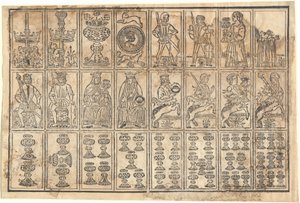 Spillekort, 1400-tallet. av Unbekannt