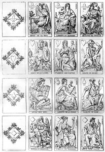 Spillekort fra den franske republikk, 1790 1882-1884 av Unbekannt