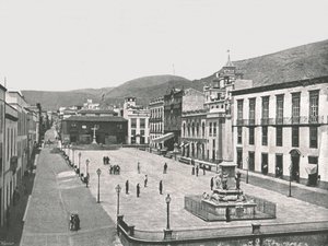 Plaza de la Candelaria, Santa Cruz de Tenerife, Kanariøyene, Spania, 1895. av Unbekannt