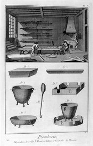 Rørleggerarbeid, 1751-1777 av Unbekannt