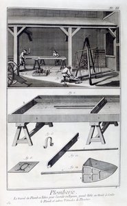 Rørleggerarbeid, 1751-1777 av Unbekannt