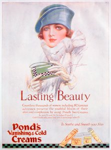 Ponds Cream-annonse, 1927 av Unbekannt