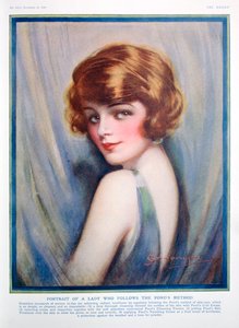 Ponds Cream-annonse, 1928 av Unbekannt