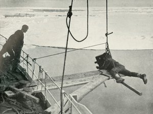 Ponting Cinematographs The Bow of the Terra Nova, c19101913, 1913 av Unbekannt