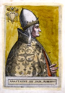Pave Anastasius IV av Unbekannt