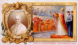 Pave Pius IX, 1869-1899 av Unbekannt