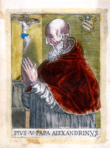 Pave St Pius V av Unbekannt