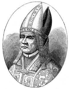 Pave Sylvester I, 1870 av Unbekannt