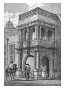 Veranda ved Audley End, Essex, c1840. av Unbekannt