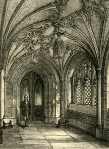 Porsche av St. Gravs kirke, c1872. av Unbekannt