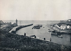 Porthleven - Havnen og utkikk, 1895 av Unbekannt