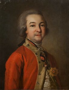Portrett av Alexander Khrapovitsky 1749-1801, senator og forfatter, andre halvdel av 1700-tallet. av Unbekannt