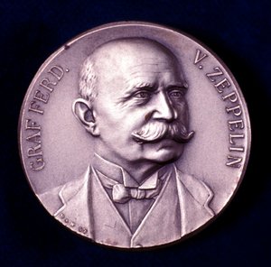 Portrett av grev Ferdinand von Zeppelin av Unbekannt