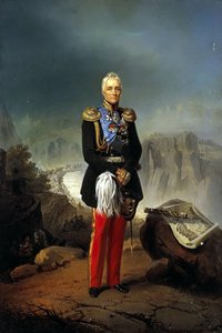 Portrett av grev Mikhail Vorontsov 1782-1856, andre halvdel av 1700-tallet. av Unbekannt