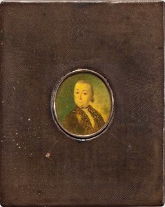 Portrett av grev Pyotr Semyonovich Saltykov 16971772 av Unbekannt