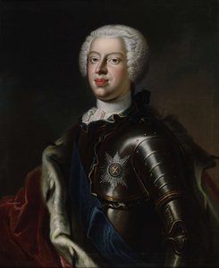 Portrett av hertug Anthony Ulrich av Brunswick 1714-1774, ca. 1740 av Unbekannt