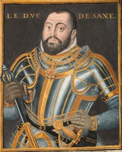 Portrett av hertug Johann Friedrich I 1503-1554, kurfyrst av Sachsen, ca. 1550. av Unbekannt