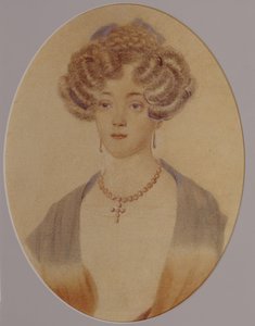 Portrett av Ekaterina Nikolayevna Goncharova 1809-1843, slutten av 1820-tallet-begynnelsen av 1830-tallet av Unbekannt