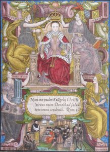 Portrett av Elizabeth I av England med krone, 1572 av Unbekannt