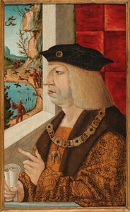 Portrett av keiser Maximilian I 1459-1519, 1500-tallet. av Unbekannt