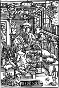 Portrett av Francysk Skaryna 1486-1541, 1517 av Unbekannt