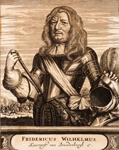 Portrett av Frederick William 1620-1688, kurfyrst av Brandenburg, hertug av Preussen, 1675. av Unbekannt