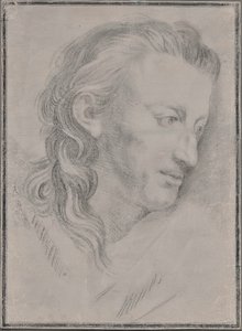 Portrett av Friedrich von Schiller 1759-1805, sent på 1700-tallet. av Unbekannt