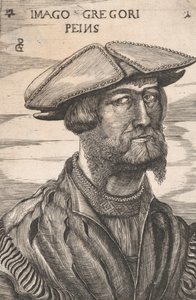 Portrett av Georg Pencz Imago Gregori Peins. av Unbekannt