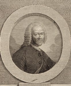 Portrett av Georg Philipp Telemann 1681-1767. av Unbekannt