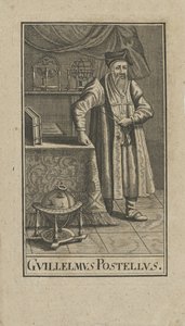 Portrett av Guillaume Postel 1510-1581, før 1740. av Unbekannt