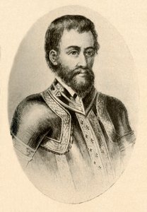 Portrett av Hernando De Soto, som viser spansk rustning fra 1500-tallet, c1520-1540, 1937. av Unbekannt