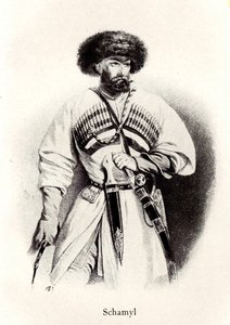 Portrett av Imam Shamil 1799-1871, 1800-tallet av Unbekannt