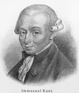 Portrett av Immanuel Kant 1724-1804 av Unbekannt